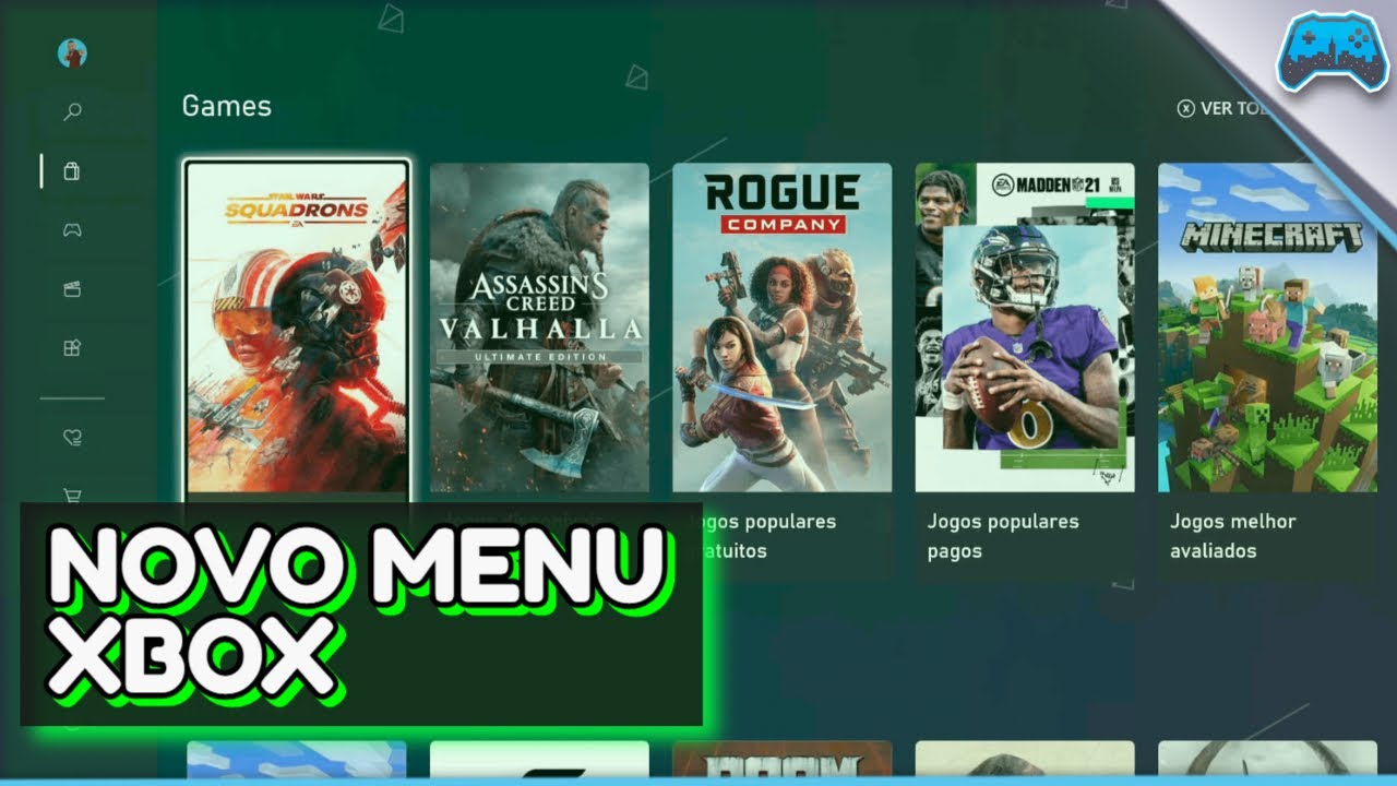 NOVA INTERFACE XBOX ONE, E XBOX SERIES X - COMO ATUALIZAR! - YouTube