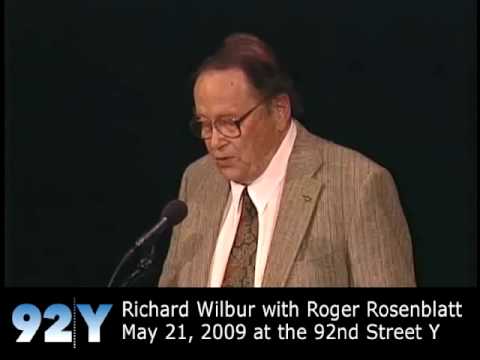 Richard Wilbur with Roger Rosenblatt at the 92nd S...