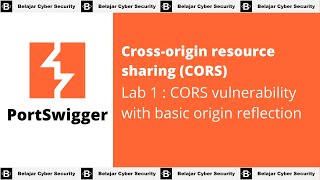 CORS - Lab 1 : CORS vulnerability with basic origin reflection