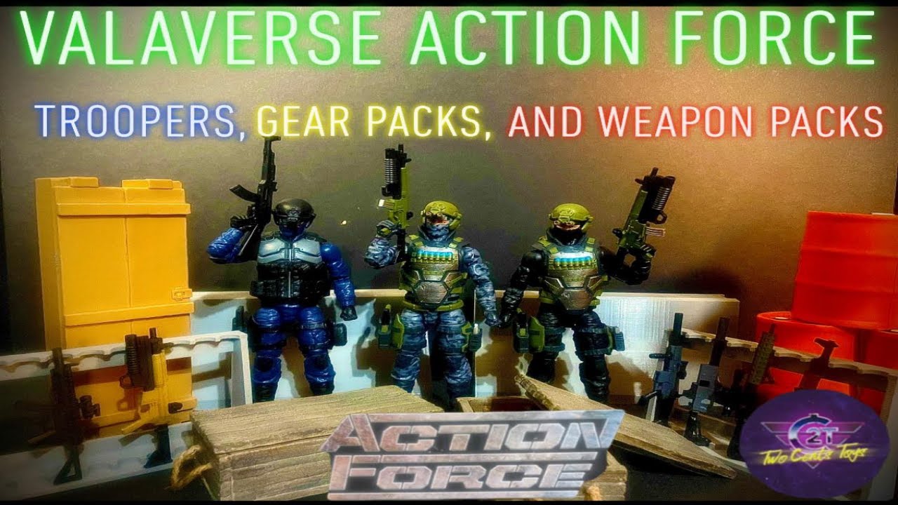 Valaverse Action Force Urban Gear Pack Accessory Set