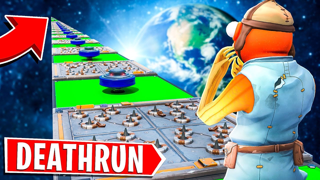 GRAVIDADE 0 NO FORTNITE! *DEATHRUN NO ESPAÇO* ‹ DENGOSO ›