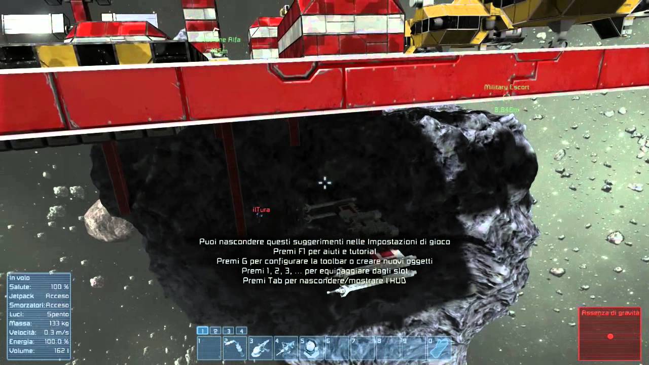Space Engineers gameplay ita Presentazione (parte1) - YouTube