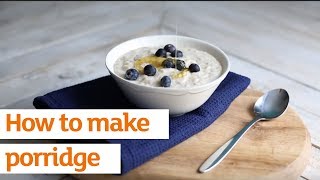 How to make porridge | Recipe | Sainsbury's