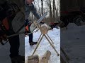 Log Sawhorse
