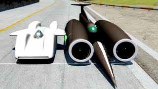 Thrust SSC vs Mercedes T80 at Special Stage Route X Resimi