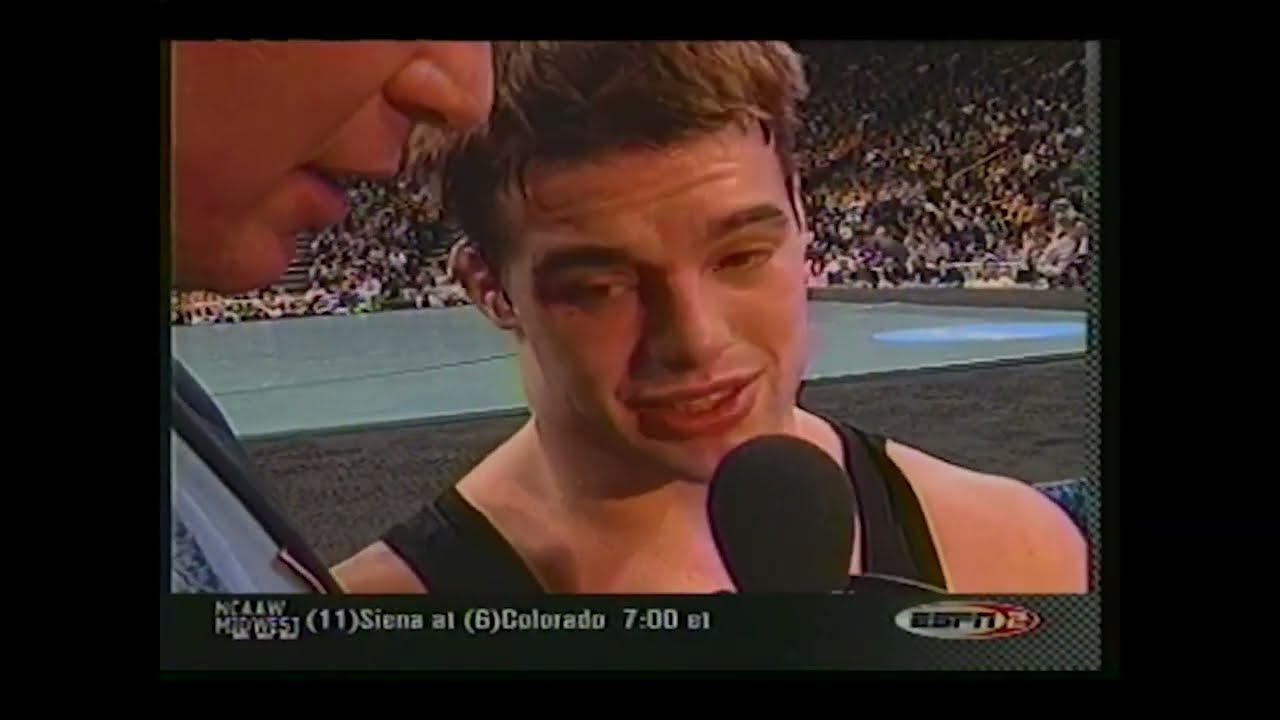 NCAA 2001 133LB FINAL ERIC JUERGENS IOWA VS JOHNNY THOMPSON OKLAHOMA STATE