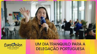 #Eurovision2024: um dia tranquilo para a delegação portuguesa