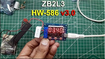 ZB2L3 HW-586 v3.0 Battery Capacity Tester, How to Calibrate HW586 V3.0, ZB2L3 CALIBRATION Tutorial