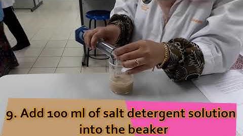 [SDS] EXPERIMENT 6 : Basic Technique in Isolating DNA