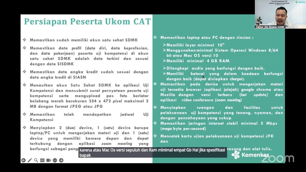 Pra Uji Kompetensi CAT JFK Periode Oktober 2025