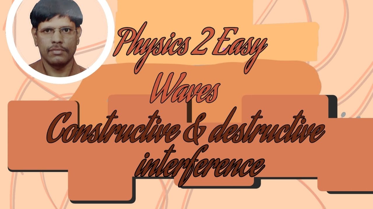 constructive and destructive interference of wave(10)/waves - YouTube