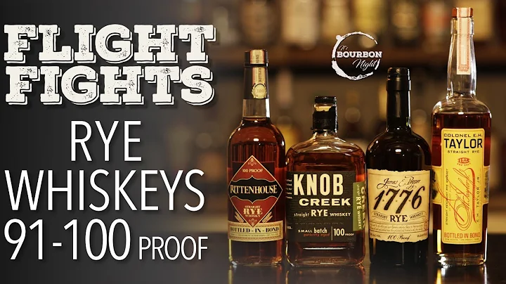 Best Rye Whiskey 91-100 Proof? (Blind Flight Fight)