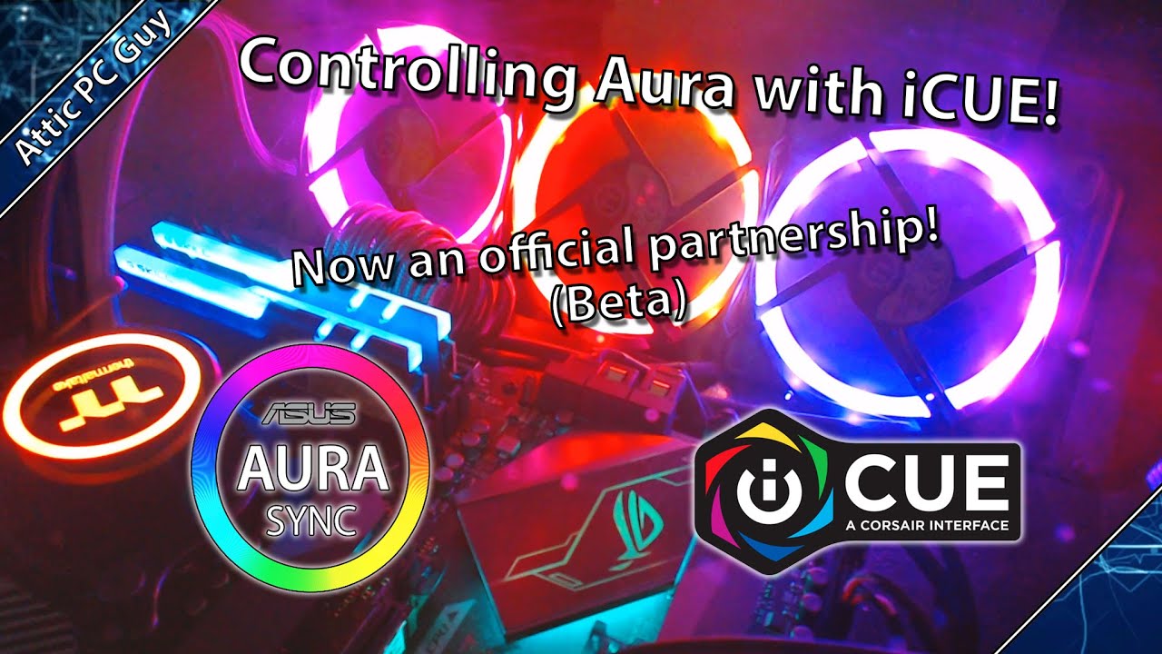 How to control Aura with iCUE! Now officially supported! YouTube