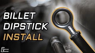 VW MK4 1.8t ECS Billet Dipstick Installation