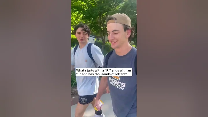 What starts with a "P," ends with an "E" and has thousands of letters?