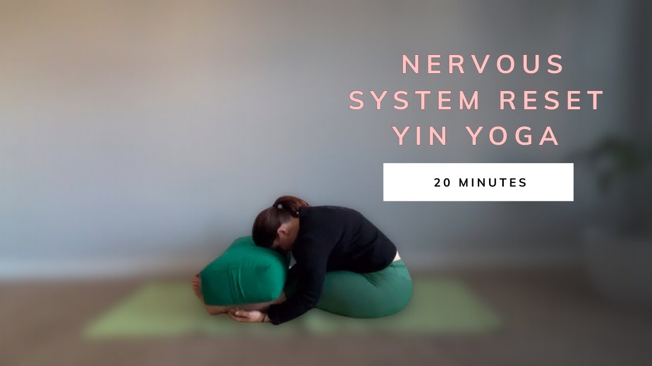 20 Minute Bedtime Yin Yoga - Nervous System Reset - Yin Yoga for Stress ...
