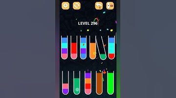 Color sort puzzle Level 296