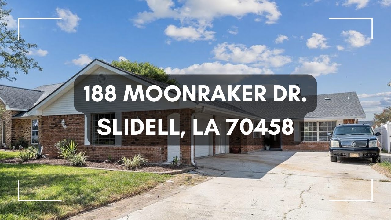 188 Moonraker Dr. Slidell, LA 70458 Virtual walkthrough YouTube