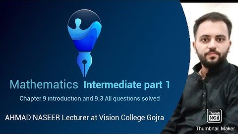 FSc part 1 chapter 9. Exercise 9.3 all questions solved