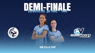 [Phase Finale M18 Fille] Demi-finale : Gien Volley - C'Chartres Volley