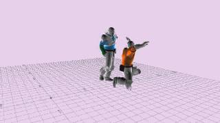 MotionCapture + PostAnim Fight BareHand MotionBuilder