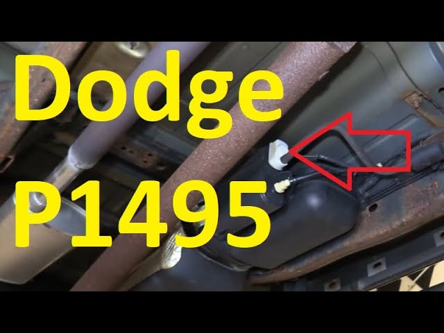 Causes and Fixes Dodge P1495 Code: EVAP Leak Detection Pump
