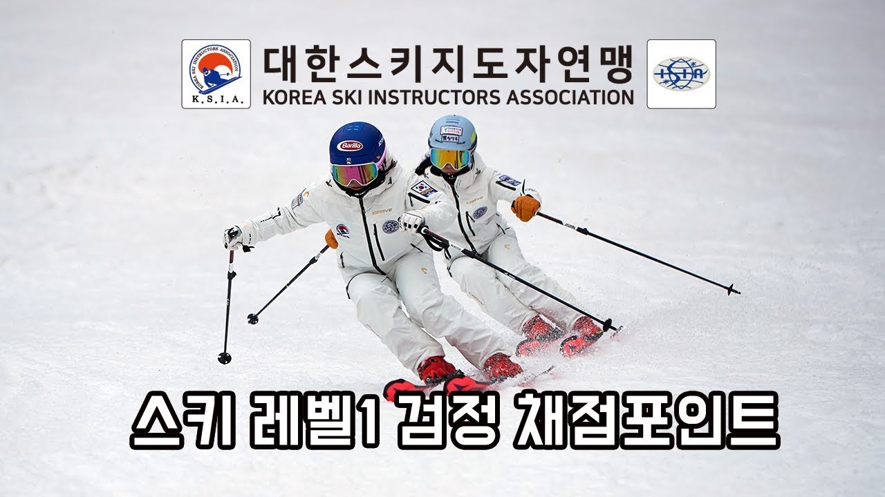 스키레벨1 검정 종목별 채점포인트 - 대한스키지도자연맹 -