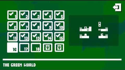 Magnibox. The Green World. Level 16. Walkthrough.