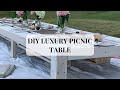 DIY Luxury Picnic Table | xoJhazy