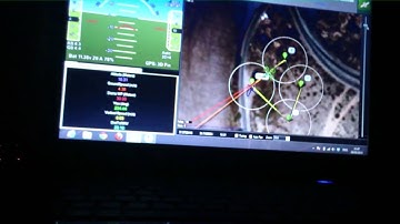 APM 2.5 - way points night flight with telemetry live feed