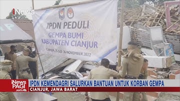 IPDN Kemendagri Salurkan Bantuan untuk Korban Gempa Cianjur #iNewsPagi 26/11