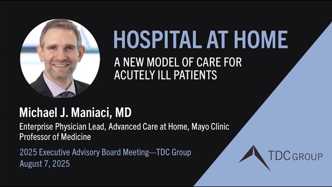 Hospital at Home: A New Model of Care for Acutely Ill Patients - YouTube