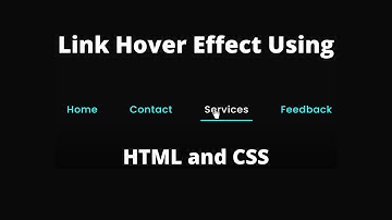 Underline Link Hover Effect  | Codeify