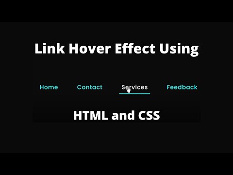 Underline Link Hover Effect  | Codeify