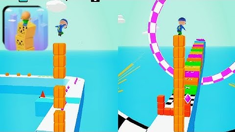 Cube Surfer 🎈😎🔴💖 Gameplaywalkthrough Android iOS (Levels96-97)
