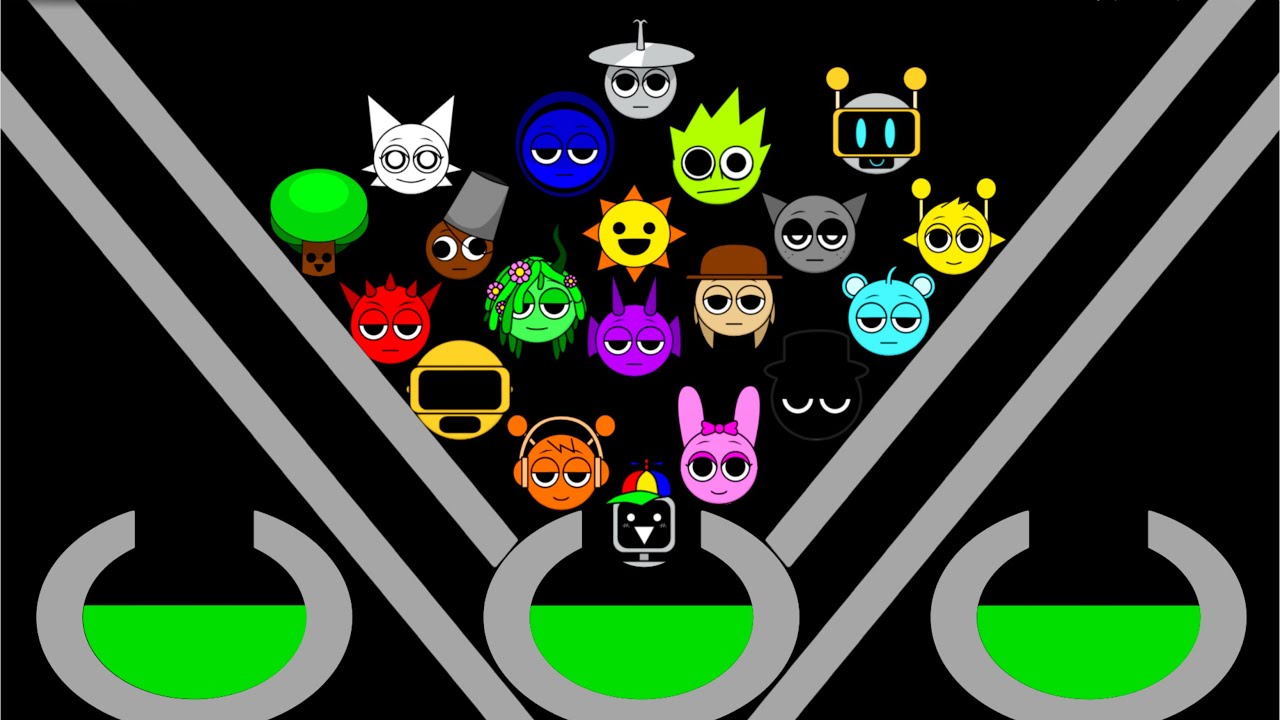 Incredibox Sprunki Marble Race in Algodoo │ Race 27.