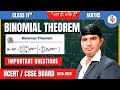 Binomial Theorem for Class 11 | Concepts and Examples