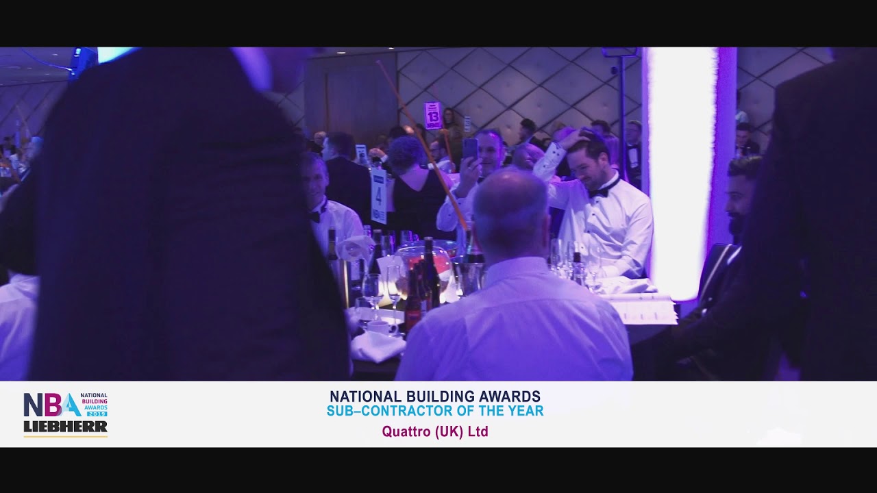 National Building Awards Final 2019 - Sub Contractor of the Year