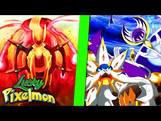 Minecraft Lucky Pixelmon - ARCEUS SHINY vs LUNALA E SOLGALEO ! A BATALHA  MAIS ÉPICA DE TODAS !! 