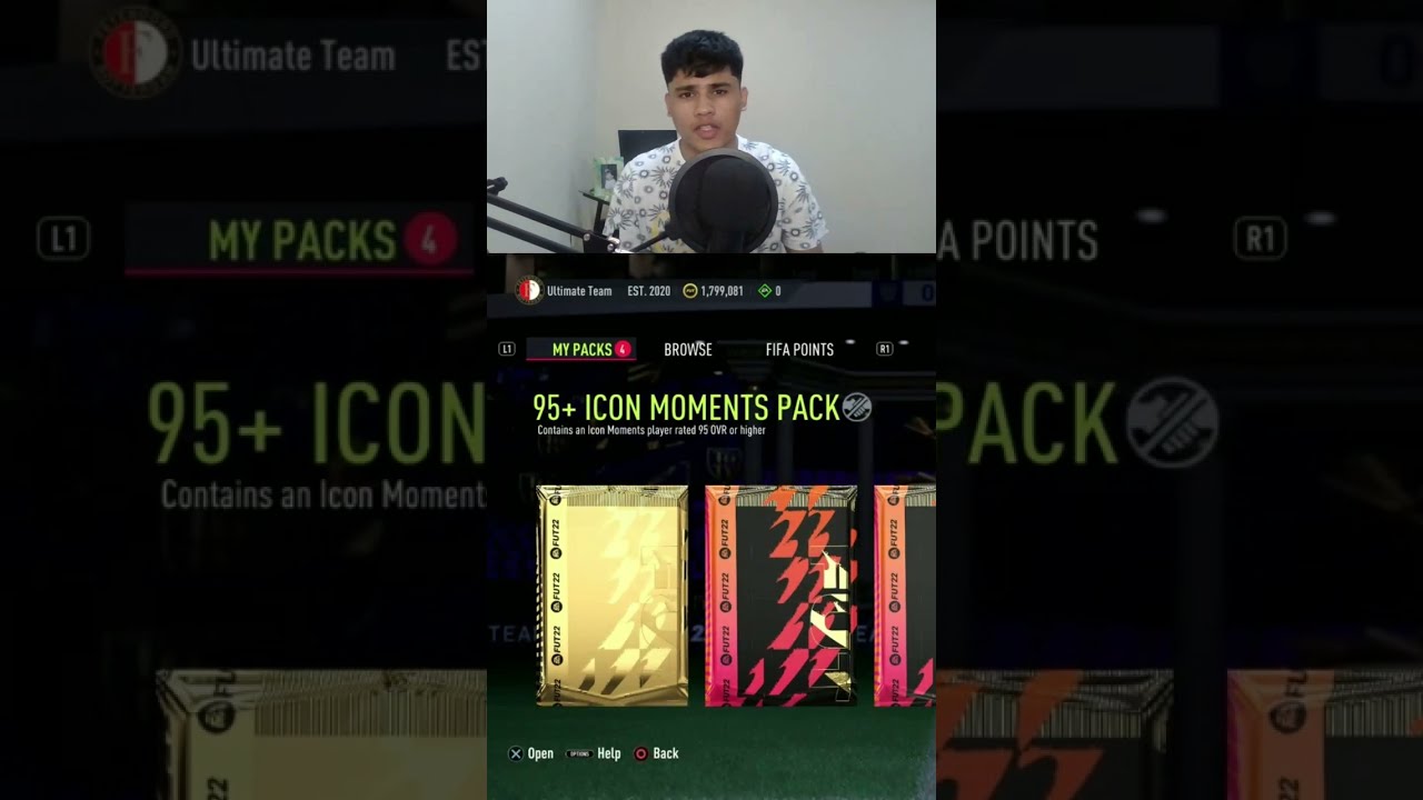 We pack another Brazilian Icon from the Summer Swaps 2 95+ Icon Moments Pack! #fifa22 #shorts #clips