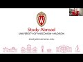 Study abroad at uwmadison admission sessions