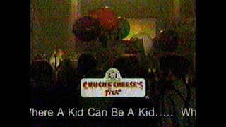 Chuck E Cheese Commercial 'Where A Kid Can Be A Kid' 1992