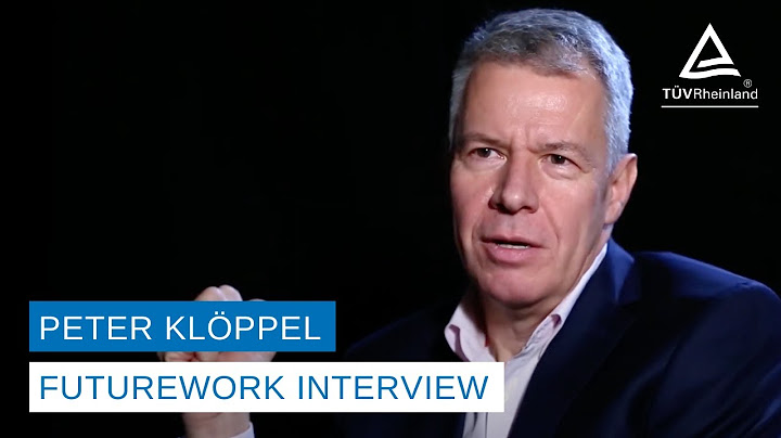 Chefmoderator Peter Kloeppel im Interview - Futurework