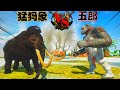 猛犸象VS大猩猩五郎，动物战争模拟器。
