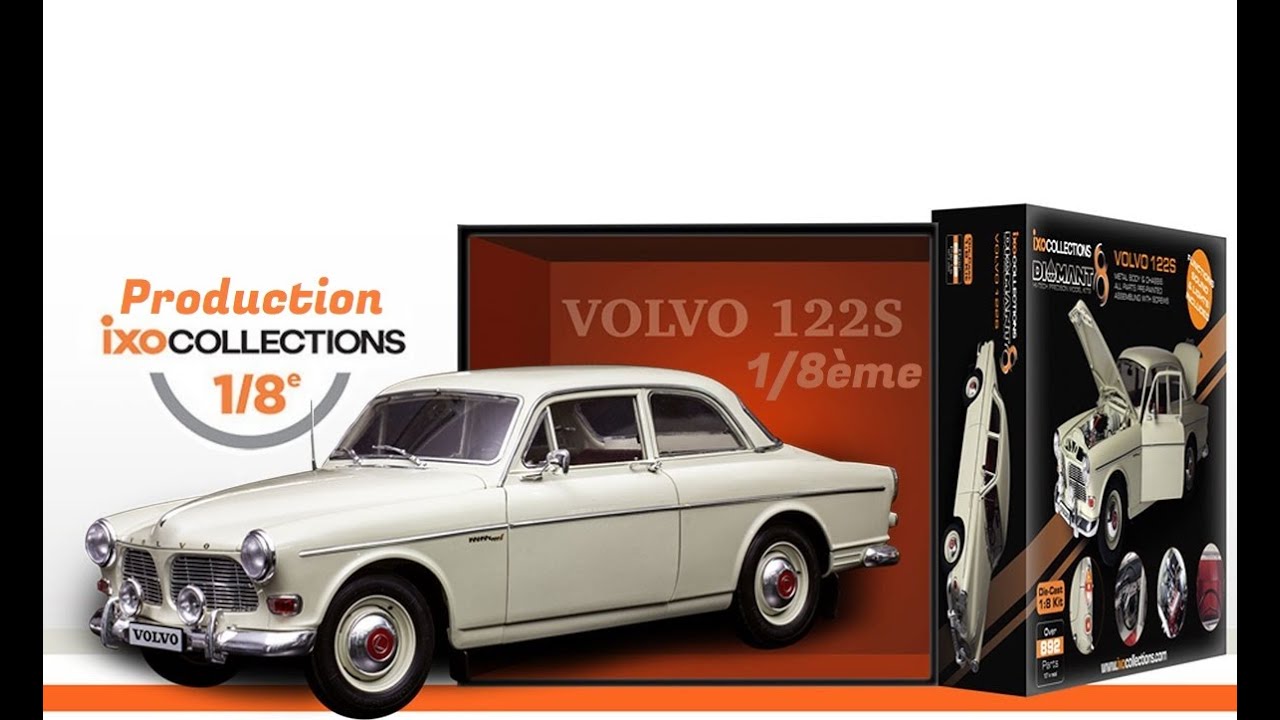 VOLVO S 122 AMAZON 1957 IXO COLLECTION FULL KIT. YouTube