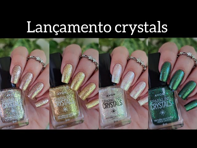Vernis à Ongles Avon Flickering Crystals Pailleté Et Métallisé - 8 Coloris Au Choix - 10ml Neuf
