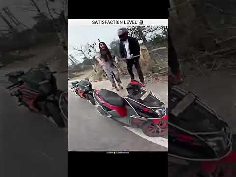 Scooti girl brake my bike brakes 😡#motovlog