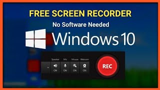How to Record PC and Laptops screen No software or App needed