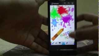 Paintastic Holi Greeting tutorial - I screenshot 4