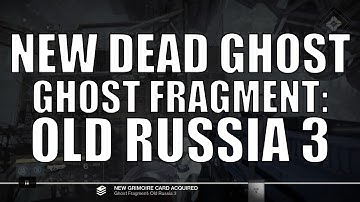 Ghost Fragment: Old Russia 3 - TTK New Dead Ghost - Devil